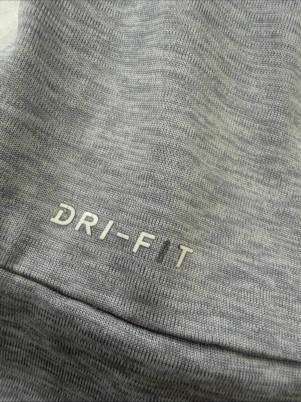 Nike Grey Hooded Dri-FIT Pullover with Swoosh size 5